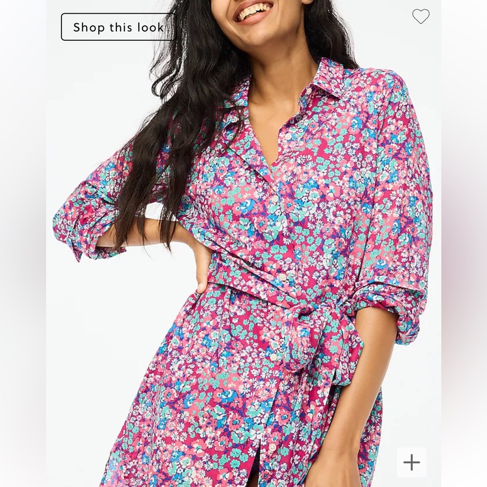 J.Crew Beach shirtdress NWT